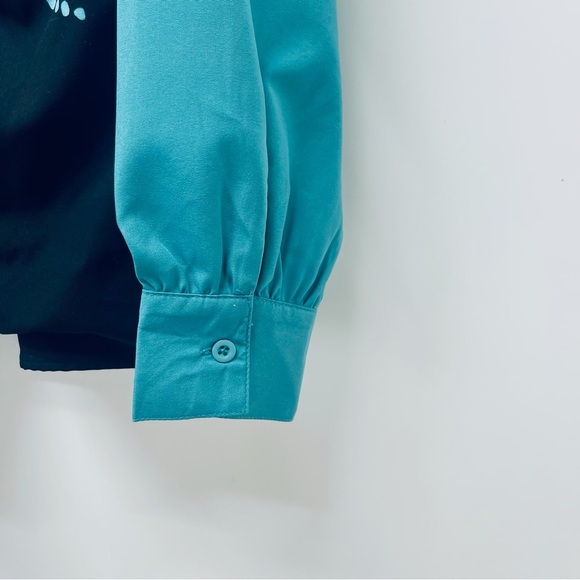 Women’s Casual Dress Long Sleeved Blouse Multicolor Size Small - Picture 7 of 9